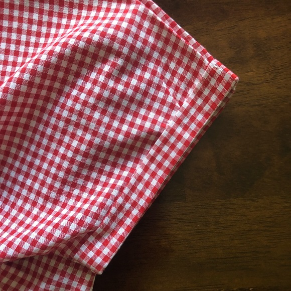 Red & White Gingham Top - Picture 4 of 4